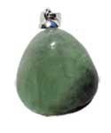 medium Fluorite tumbled pendant