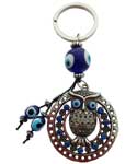 Owl Evil Eye keychain