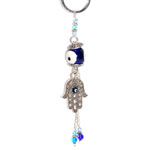 Evil Eye & Hand of Fatima keychain