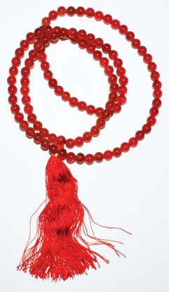 Carnelian Elastic Mala