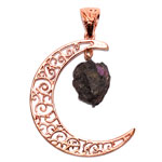Moon W/ Rhodonite pendant