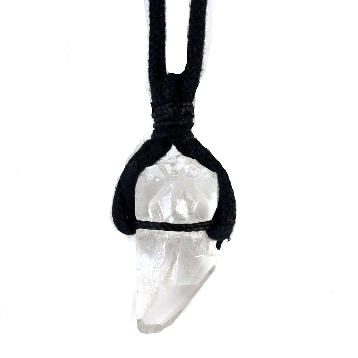 Quartz W/ cord necklace
