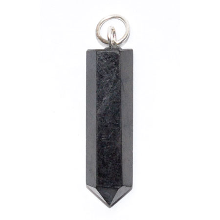 Shungite Pencil point pendant