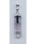 Amethyst w tourmaline pendant