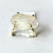 Citrine adjustable ring