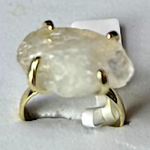Citrine adjustable ring