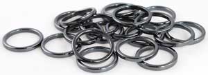 3mm Hematite rings (20/bag)