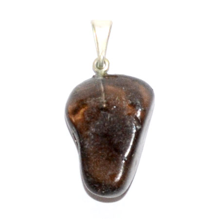 Lepidolite tumbled pendant