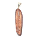 Quartz W/ Inclusions tumbled pendant