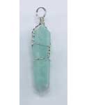 (set of 5) Amazonite wire wrapped point