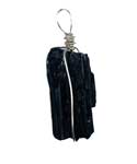 Black Tourmaline wire wrapped pendant