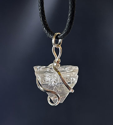 Apophyllite wire wrapped