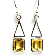 Citrine earrings