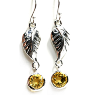 Citrine earrings