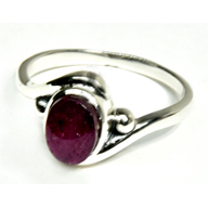 size 7 Star Ruby ring