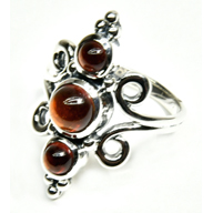 size 6 Hessonite ring