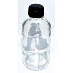 Clear 4oz Glass Bottle & Cap