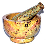 Soapstone mortar & pestle Set