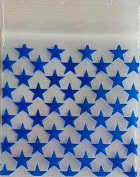 Blue Stars ReSealable bags 2