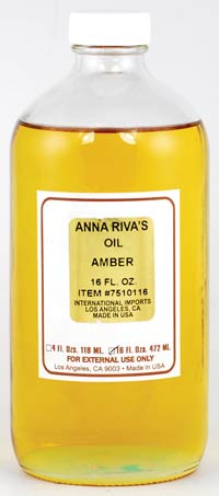 1# (16oz) Amber oil azuregreen