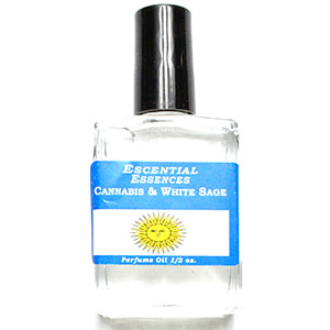 1/2oz Cannabis & White Sage escential essences oil