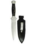 Black Faux Wooden Handled athame 9