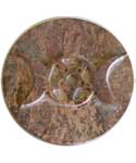 Soapstone Triple Moon altar tile 3