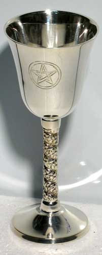Pentagram Chalice 4 3/4"