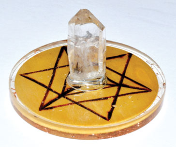 Merkaba Orgone crystal grid