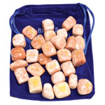 Peach Moonstone rune set