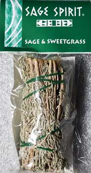 Sage & Sweetgrass smudge stick 5