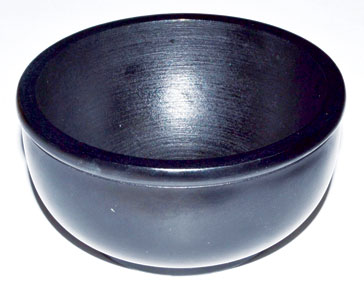 Black Stone Scrying Bowl/Smudge Pot 4