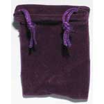 Purple Velveteen Bag