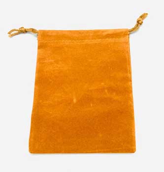 Brown Velveteen Bag