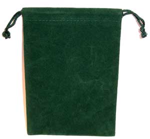 Green Velveteen Bag