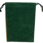 Green Velveteen Bag