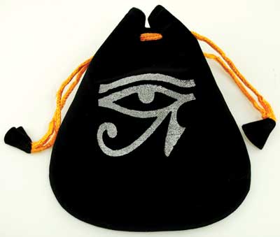 Eye of Horus Velveteen Bag