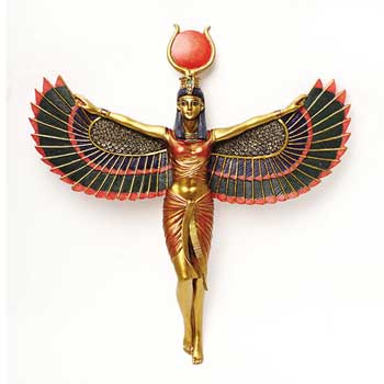 Open Wings Isis Statue