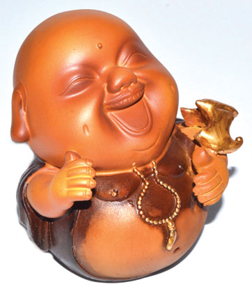 4" Laughing Buddha