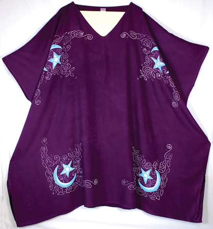 Celtic Moon Caftan purple 3 ft square